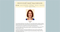 Desktop Screenshot of annemacgregor.com